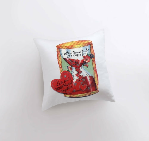 It's time to be Vintage Valentines | Pillow Cover | Throw Pillow |