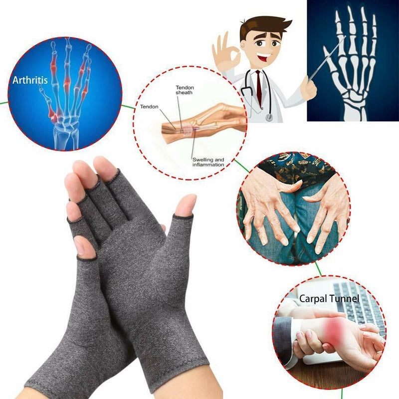 1 Pair Compression Arthritis Gloves Arthritic Joint Pain Relief Gloves