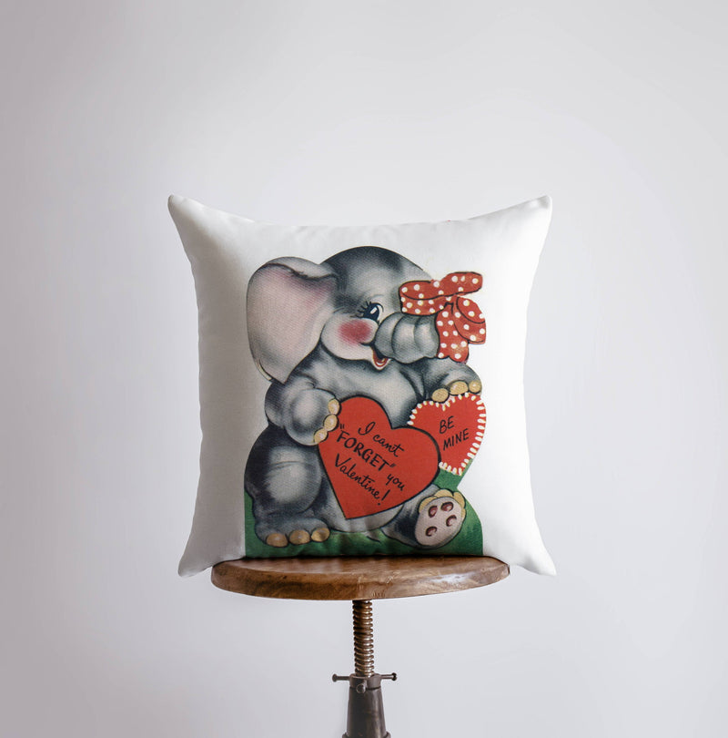 I can't Forget You Vintage Valentines | Pillow Cover | Throw Pillow |