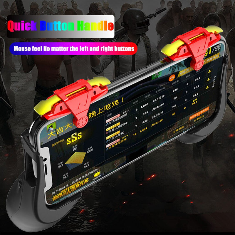 Phone Mobile Gaming Trigger Fire Button Handle for