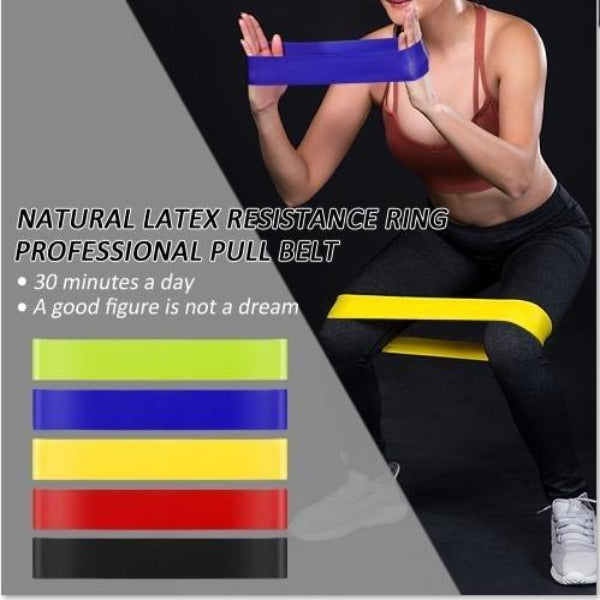 US STOCK, 5pcs/lot resistance bands set Pull Rope 5 Levels exercise